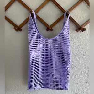 BAGGU Lavender Mesh Tote